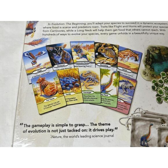 North Star Games Evolution The Beginning Board Game New Sealed - Picture 4 of 6